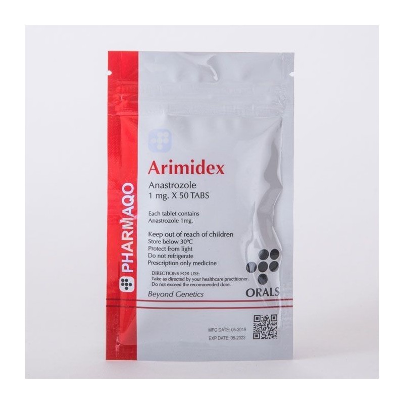 Pharmaqo Arimidex Anastrozole 1mg x 50 tabs