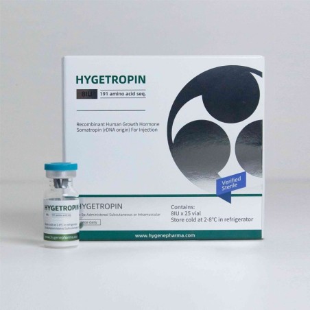 Hygetropin 200 I.U. 8iu VIALS (Green Tops) + FREE Bac water.