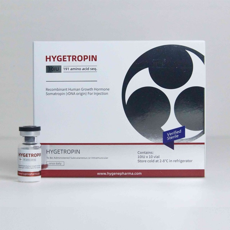 Hygetropin 100 I.U. Black Tops with verification + FREE Bac water
