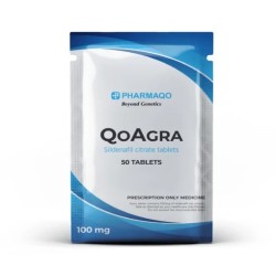 QaAgra (Viagra Sildenafil) 100mg x 50 tablets