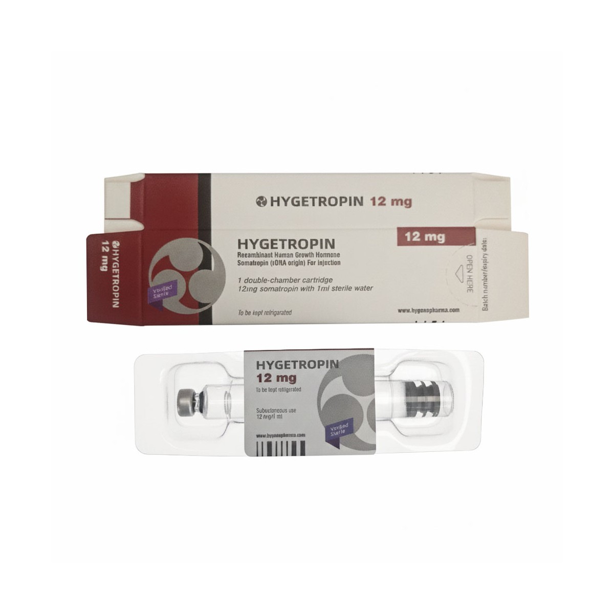 Hygetropin HGH 36iu (12mg) Cartridge | Non-Premixed | MembersPharma